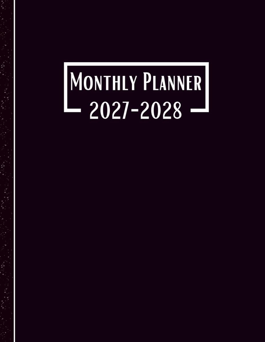 SnelShoppen - 2027-2028 Maandplanner - 2 jaar Kalender - 24 Maanden - Januari 2027 tot December 2028 - 8.5x11 inch - Simpel Design - Perfect voor Orga