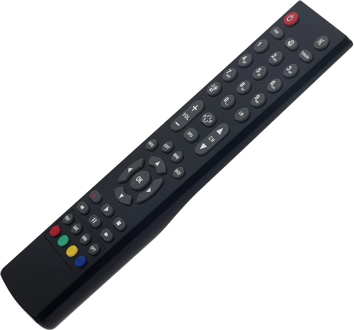 Vervangende Afstandsbediening - Universele Controller - TV Kijken - Directe Werking - 10 Meter Bereik - Zwart