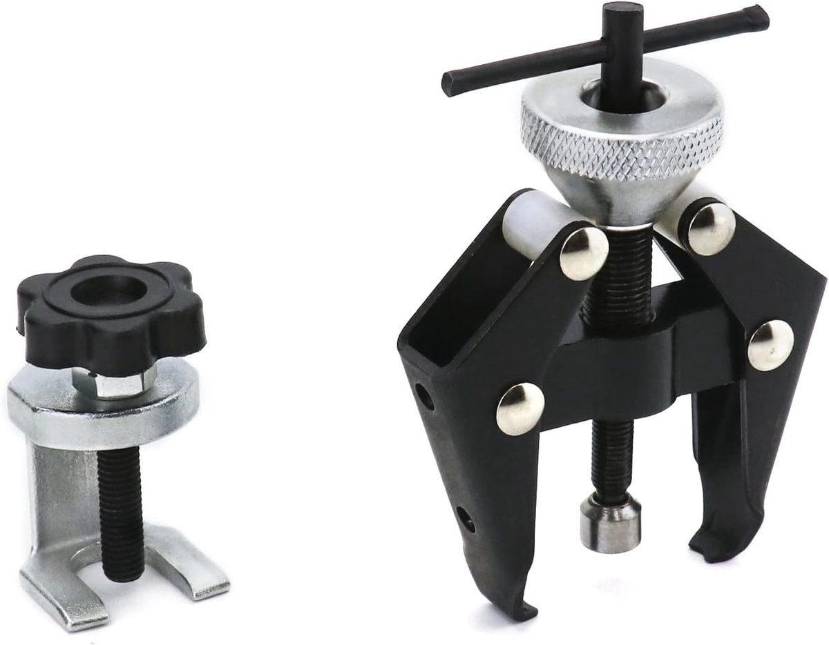 SnelShoppen - Set van 2 Wiper Arm Pullers, Verstelbare Wisserarm Trekker, Maximaal Openingsvermogen 36 mm en 16 mm, Hard Staal, Ideaal voor Auto Onder