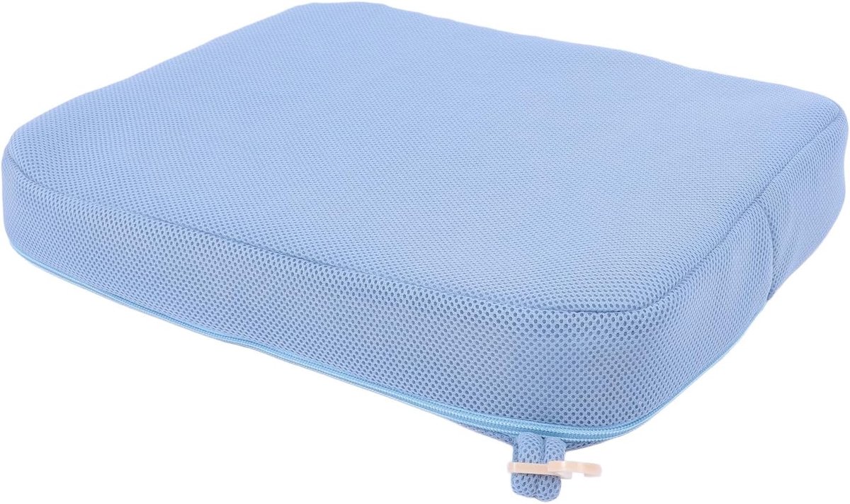 SnelShoppen - Douche Stoel Kussen voor Douchestoelen - Afneembaar Wasbaar Deksel - Badkuipstoelblok voor Ouderen - Blue - Comfortabel en Ondersteunend