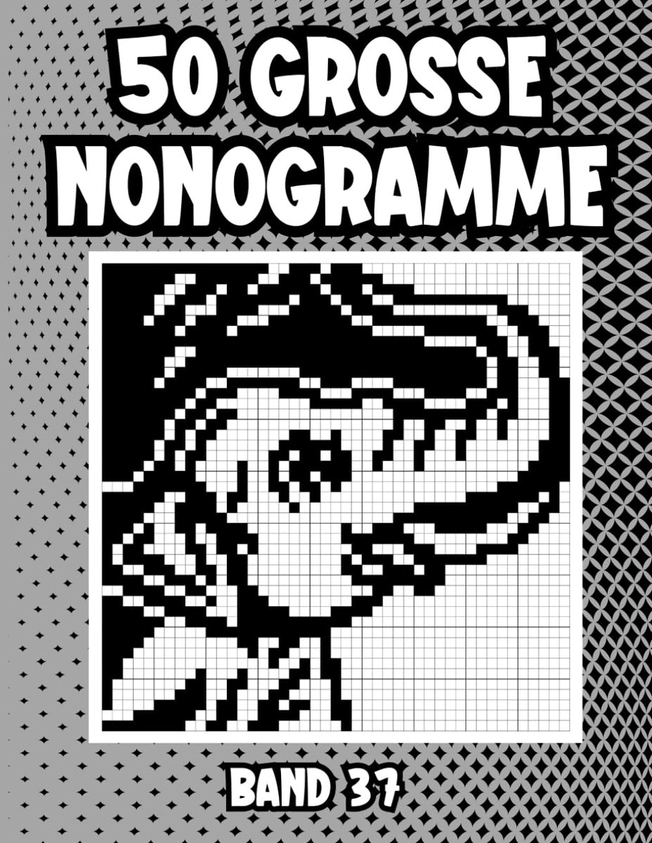 SnelShoppen - 50 Grote Nonogrammen Band 37: Logische Japanse Puzzels voor Beginners en Professionals, Breintraining, Vermaak, Spelletjes, Creatief Den