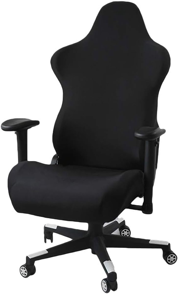 SnelShoppen - Stretch Swivel Gaming Racing Chair Cover - Ergonomische Computer Stoelkappen - Verwijderbare en Wasbare Armleuningen - Desk Chair Cover