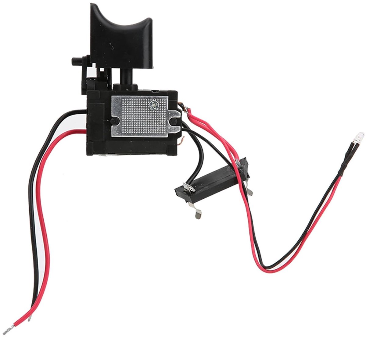 SnelShoppen - Accuschroefschakelaar, Boormachine Schakelaar, Trigger Schakelaar, 7.2V-24V Lithium Accu, Draadloze Boor, Snelheidsregeling, Compact met