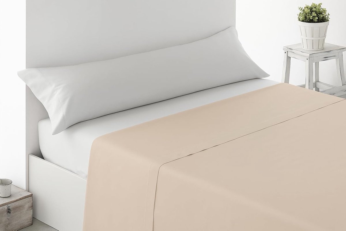 SnelShoppen - Fitted Sheet Zwart 260x270 cm, 100% Microfiber, Ademend, Kreukvrij, Anti-Peel, Geschikt voor 180 cm Bed, Perfect voor Thuis of Logies