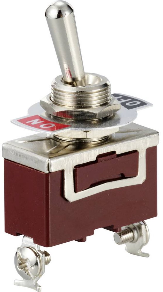 13x30 mm tuimelschakelaar 15 ampère - 250 volt on/off/on schakelaar - wipschakelaar - gmp