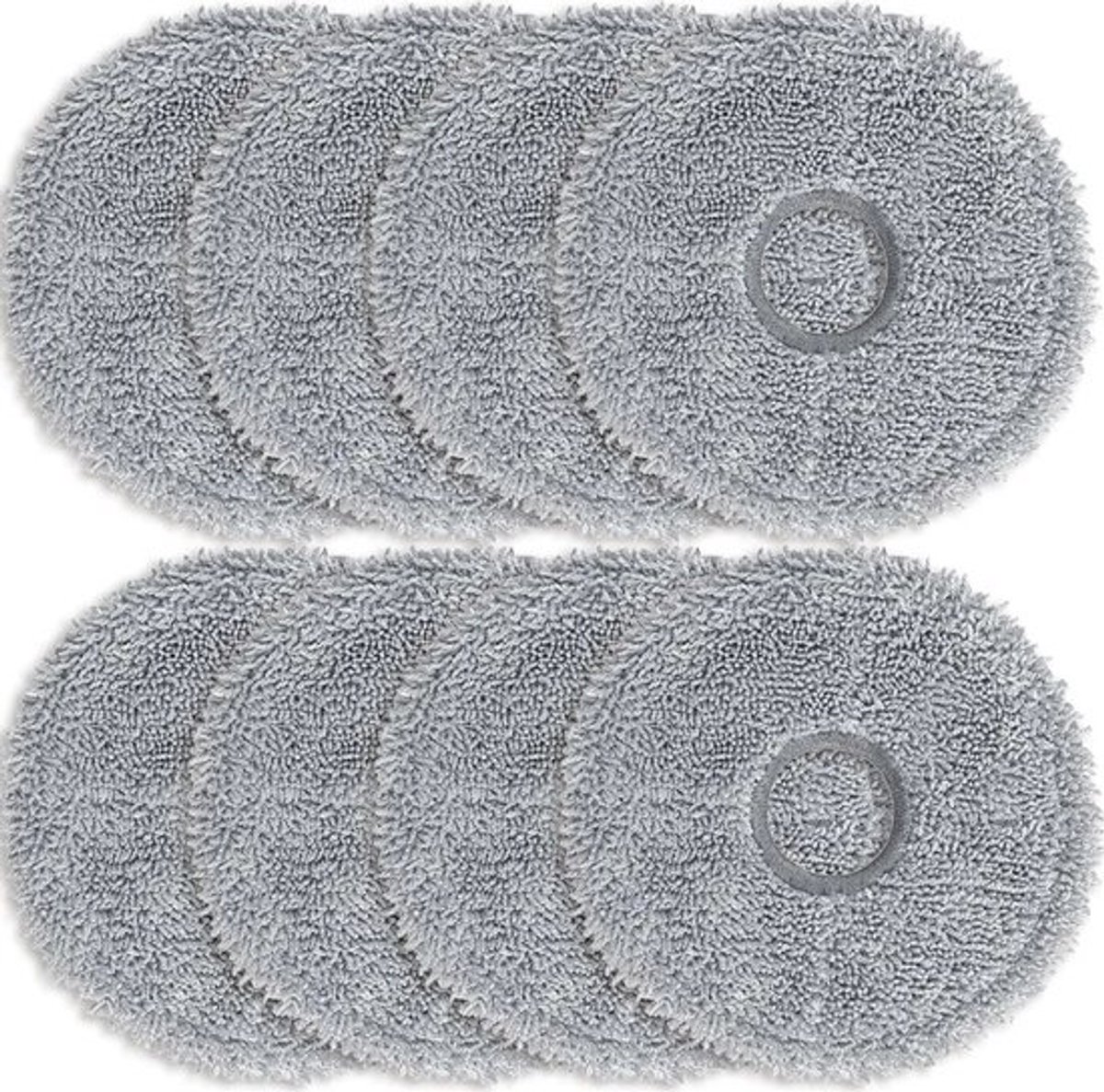 Set van 8 dweilpads, compatibel met de X10/S10 Plus/L10S Ultra robotstofzuigeraccessoire dweilpads.
