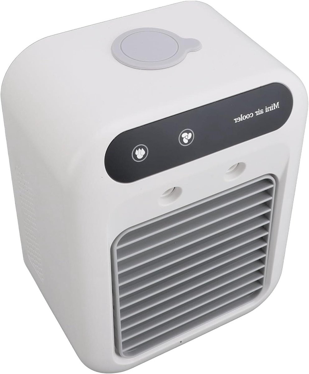 Draagbare Airco - Mini Koeler - Persoonlijke Verkoeling - Verdampingskoeling - 500ml Tank - Wit