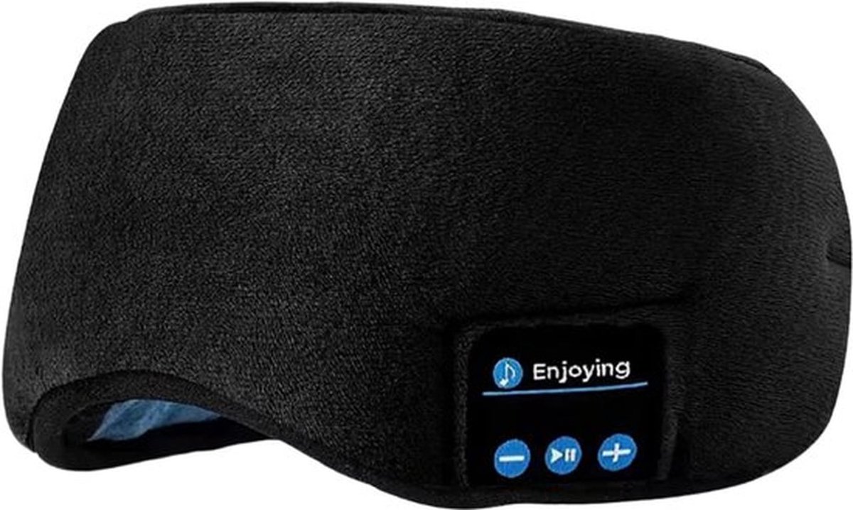 Slaapmasker Koptelefoon – 3D Ergonomisch Design – Wireless Bluetooth – 100% Verduisterend
