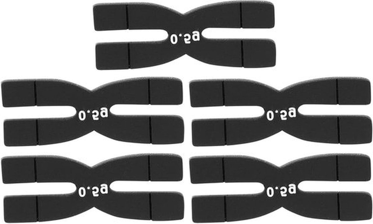 Gewogen Tapes voor Tennis- en Badmintonrackets - Set van 5 stuks - 0,5 g - Balans Strips - Silicone Tapes - Verbeter Gewicht en Balans