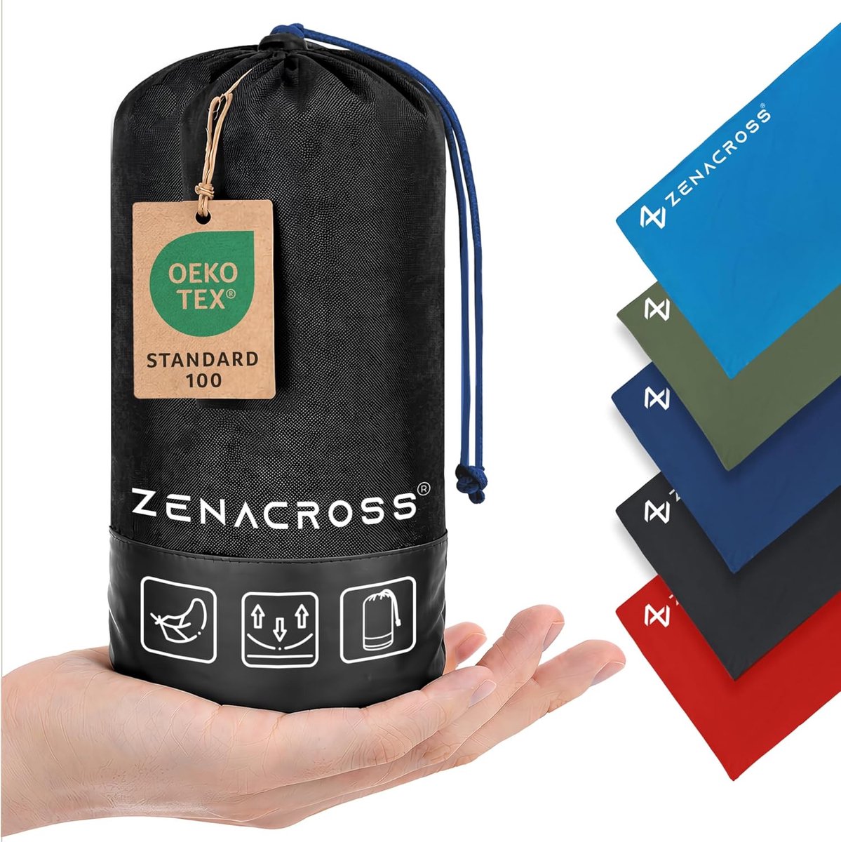 SnelShoppen - Compacte en lichtgewicht slaapzak voor volwassenen - Microvezel zomerslaapzak met kussencompartiment - Ideaal voor reizen, kamperen, jeu