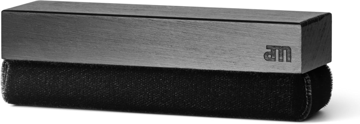 SnelShoppen - Velvet Record Brush met Houten Handvat voor Vinyl Platen en Platenspelers - Ultra-zacht, Antistatisch en Effectief voor Schone Playback