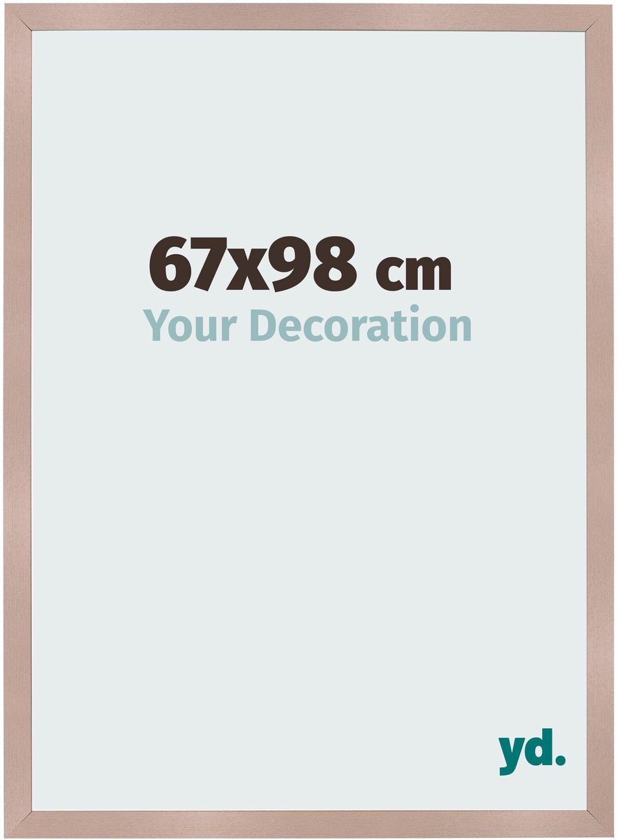 Your Decoration - Fotolijst 67x98 cm - MDF - Oudroze - Bologna