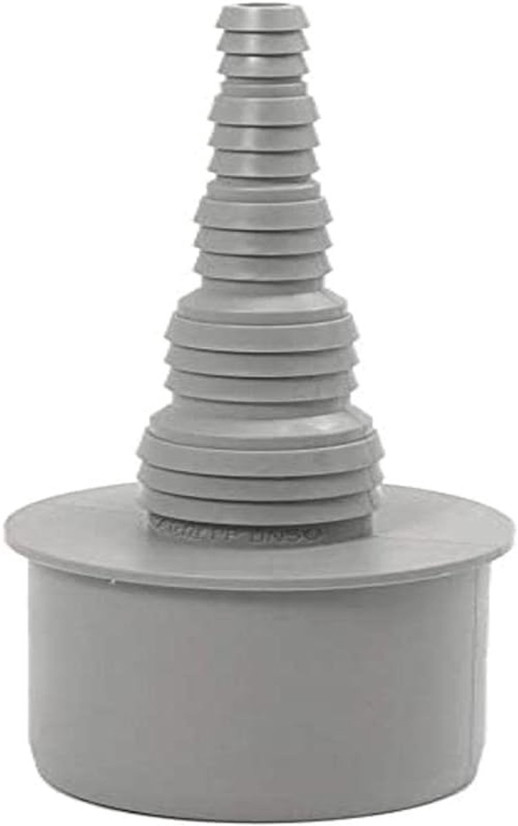 SnelShoppen - Airfit 50013SN Slangaansluiting DN 40 - Grijs - Voor Afwasmachines, Wasmachines, Condensaat Afvoer, Hulpstukken voor Diverse Hoses