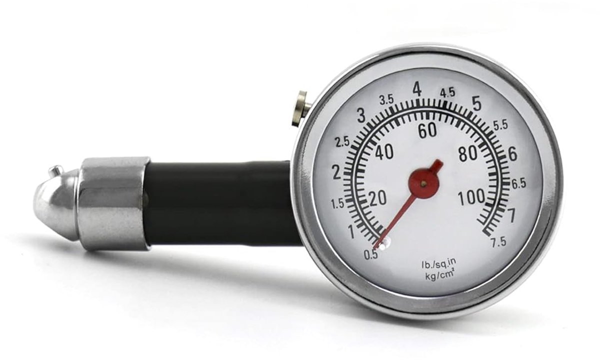 Thijox - Bandenspanningstester 0-100Psi voor Auto's en Motorfietsen, Digitale Bandenspanningmeting, Compact en Betrouwbaar, Ideaal voor Onderweg