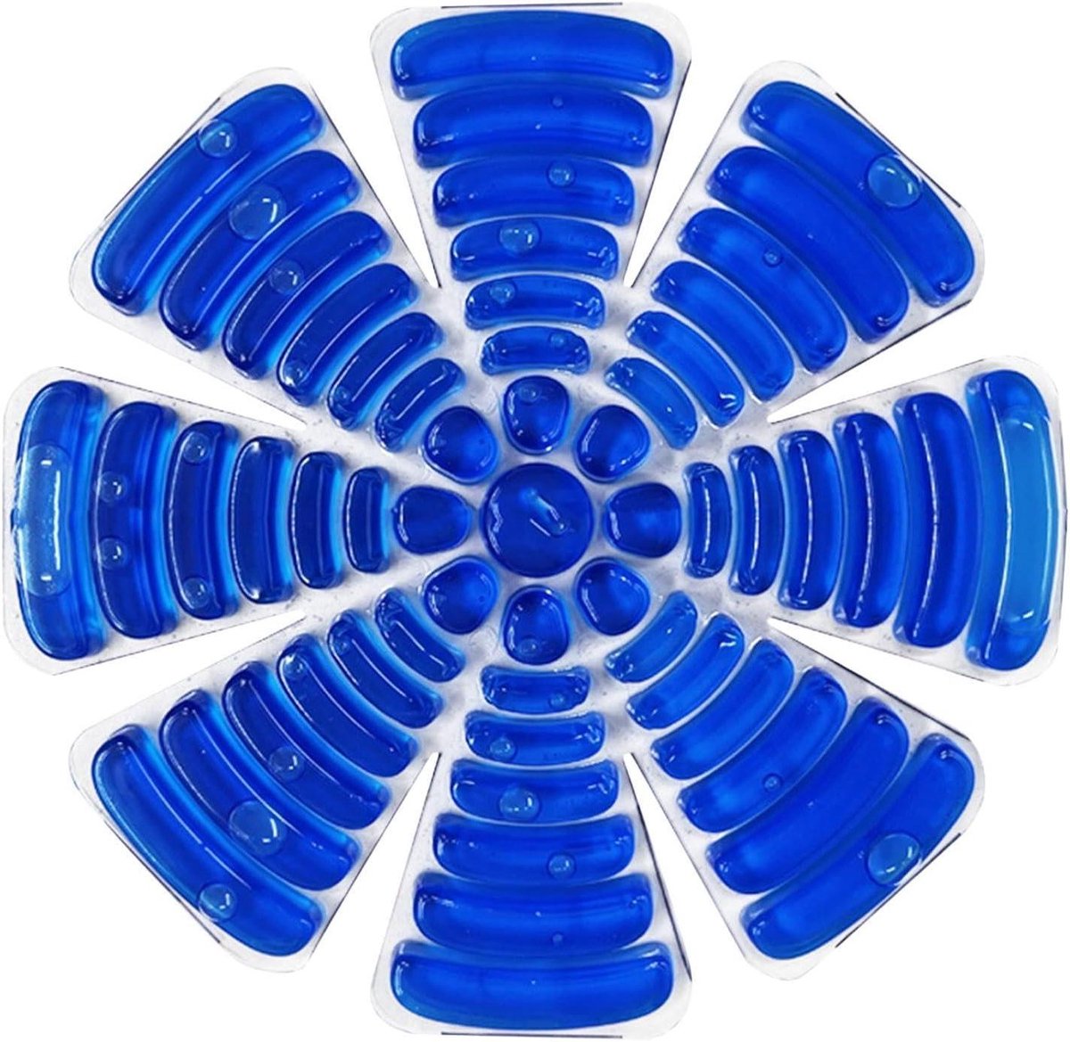 Hoed IJs Pak - Helmkoeling Inzetstuk - Buitenactiviteiten Koelen - Snelle Fysieke Koeling - Diameter 22 cm - Wit