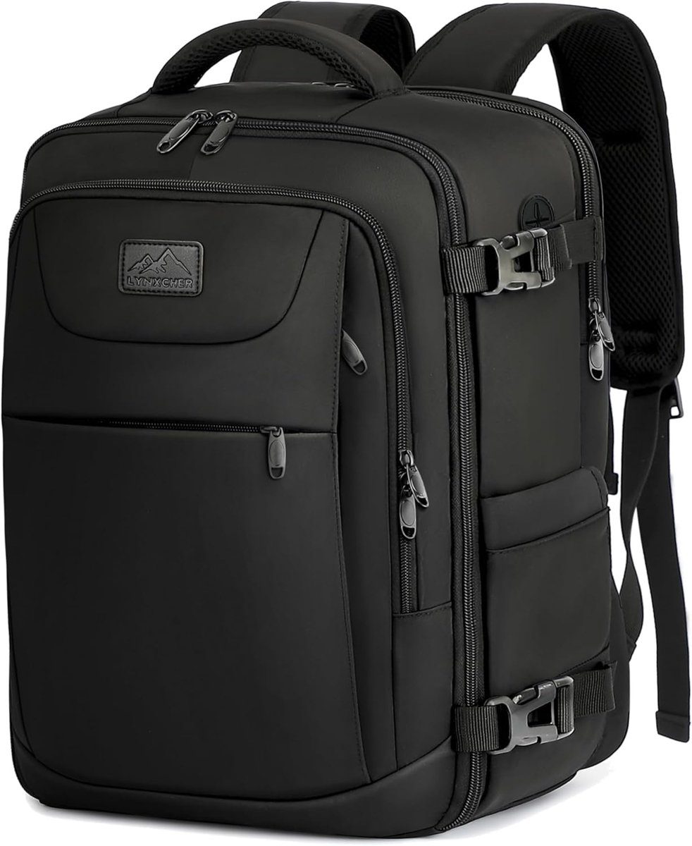 SnelShoppen - Handbagage Rugzak voor Ryanair & Easyjet - Multifunctionele Reiserugzak - Laptop Rugzak - Compact & Lichtgewicht - Ideaal voor Vliegtuig