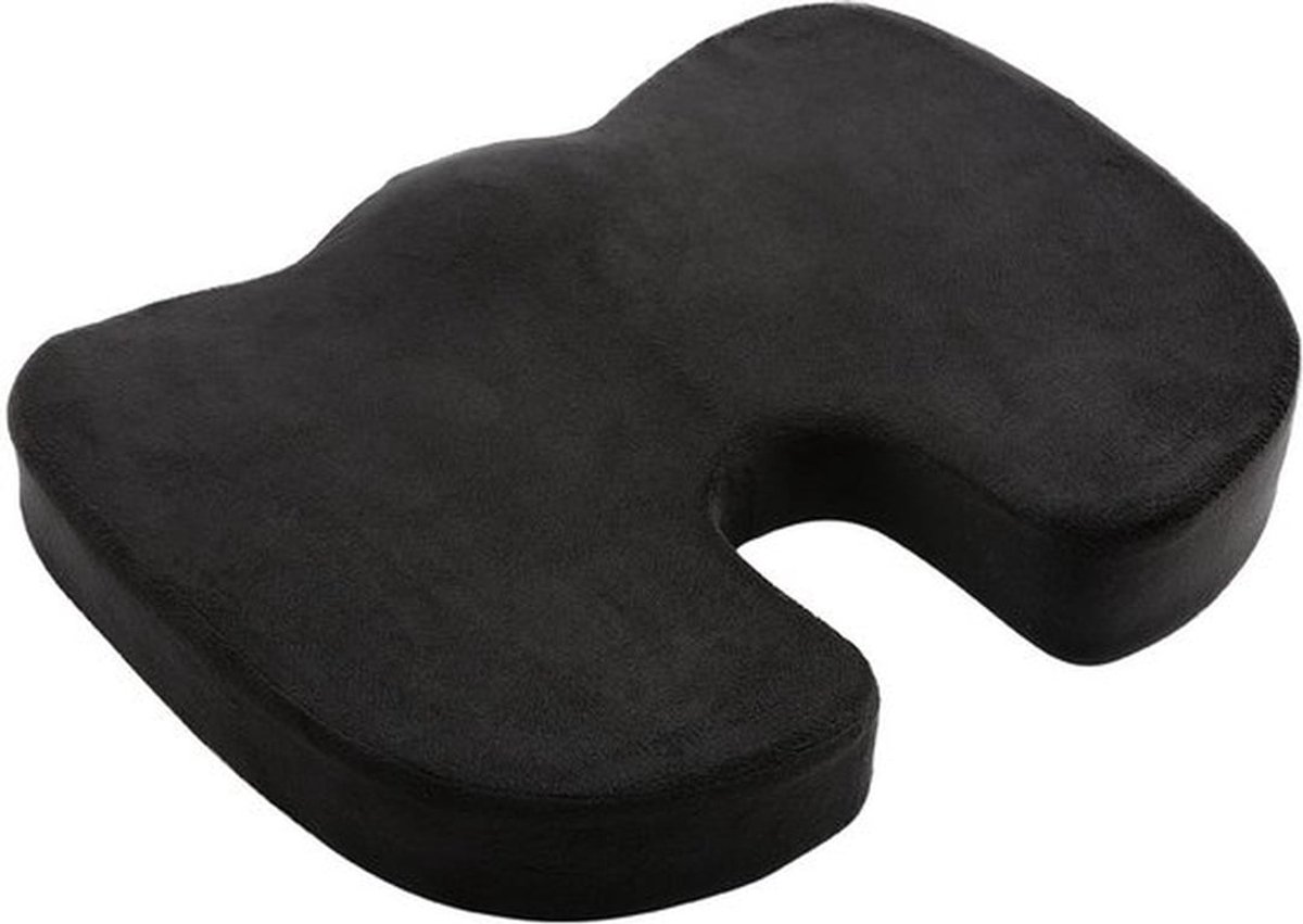 Stevig Orthopedisch Zitkussen - Ergonomisch - Stuitkussen - Rugpijn - Memory Foam - Auto - Bureau - Rolstoel - Revalidatie - Comfort