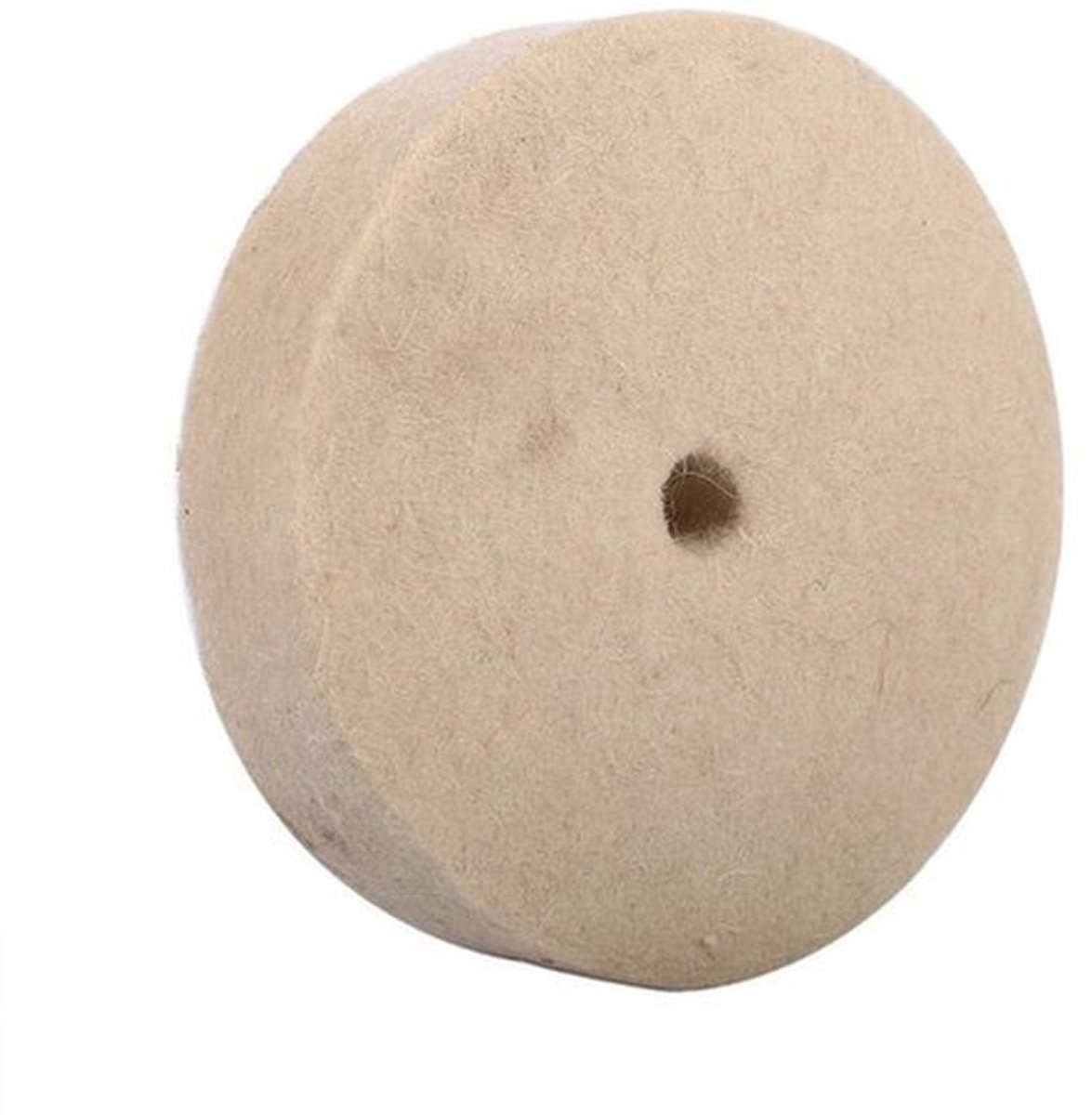 Polijsten 75mm, 1 stuk 100x25mm 4 Beige Polijstschijven Schuurwiel Wol Zacht Vilt Polijst Hine Schijf Pad