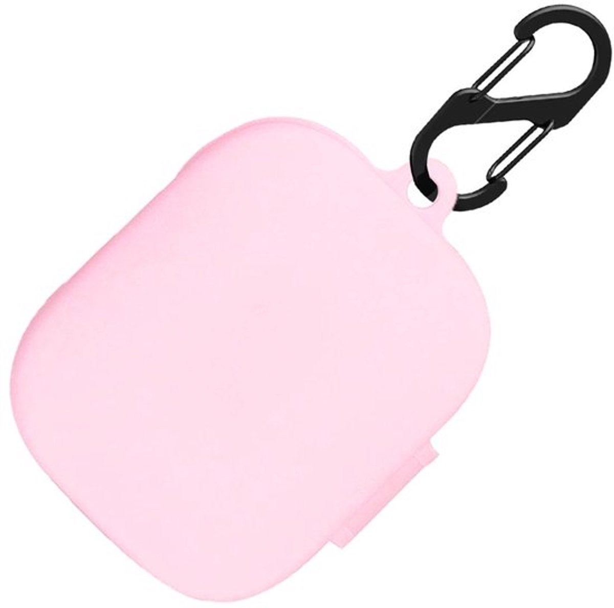 Silicone hoesje voor Redmi Buds 5, schokbestendige beschermhoes en huidbeschermhoes voor Redmi Buds 5 met sleutelhanger (roze)