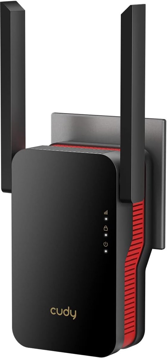 Thijox - AX3000 Dual-Band Wi-Fi 6 Mesh Wifi Repeater, Signaalversterker, 1x Gigabit LAN, AP Modus, WPA3 Beveiliging, Verbindt 100+ Apparaten, Met 2 Ex