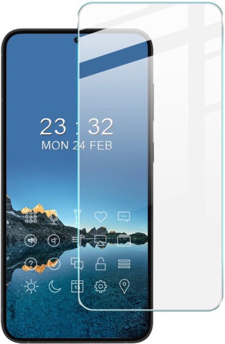 Geschikt voor Imak H Samsung Galaxy S23 Plus Screen Protector 9H Tempered Glass