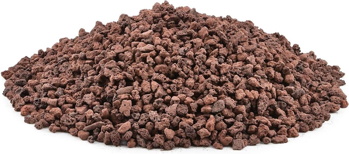 Decoratieve stenen - Lavakorrels vulkaangrond - Planten verzorgen - Natuurlijke drainage - 500 gram - Rood