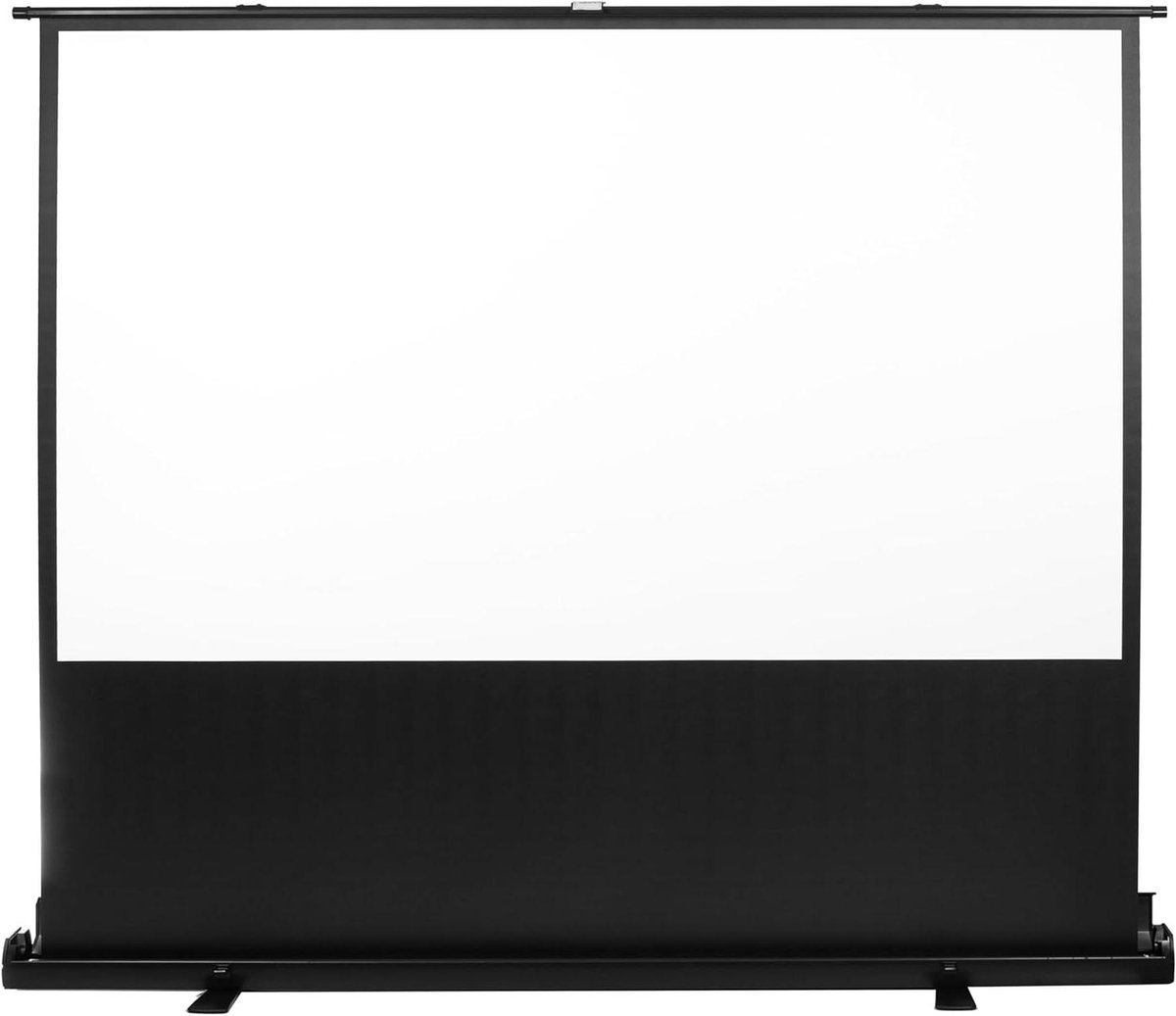 Projectiescherm Vrijstaand - Mobiel Scherm - Films Presenteren - Zonder Montage - 100 Inch - Mat Wit