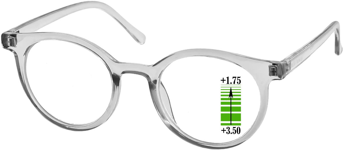 Leesbril-Vista-Bonita-CLASSIC Multifocaal-+3.50-Kadushi silver