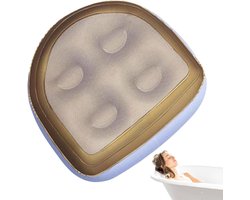 Opblaasbaar Zitkussen - Lucht Gevuld Kussen - Comfortabel Zitten - Antislip Onderkant - Verstelbaar - Goud