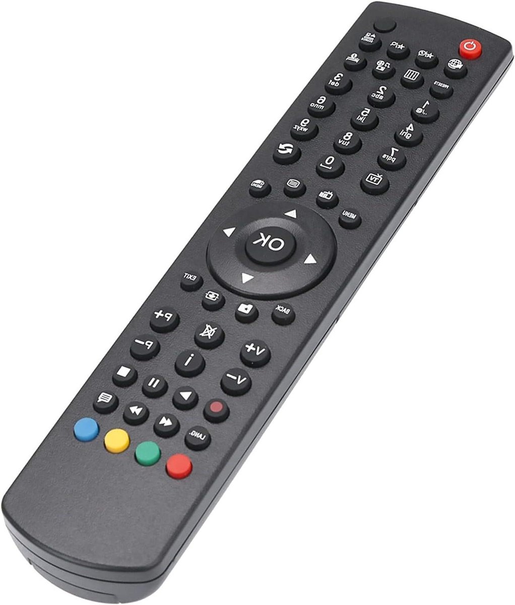 Vervangende Afstandsbediening - Universele Controller - TV Bediening - Geen Programmering Nodig - 10 Meter Bereik - Zwart