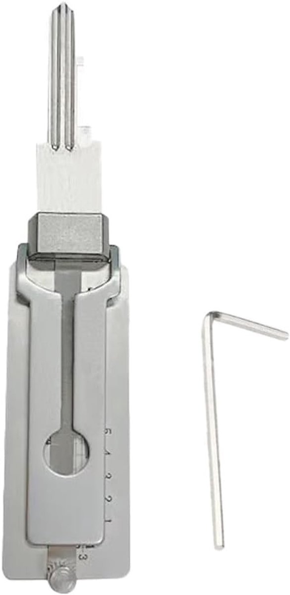 2-in-1 RVS Master Key Decoder - Professionele Lock Picking Tool voor Slotensmeden en Sleuteltechniek — cadeau in Cadeau-ideeën - foto 4