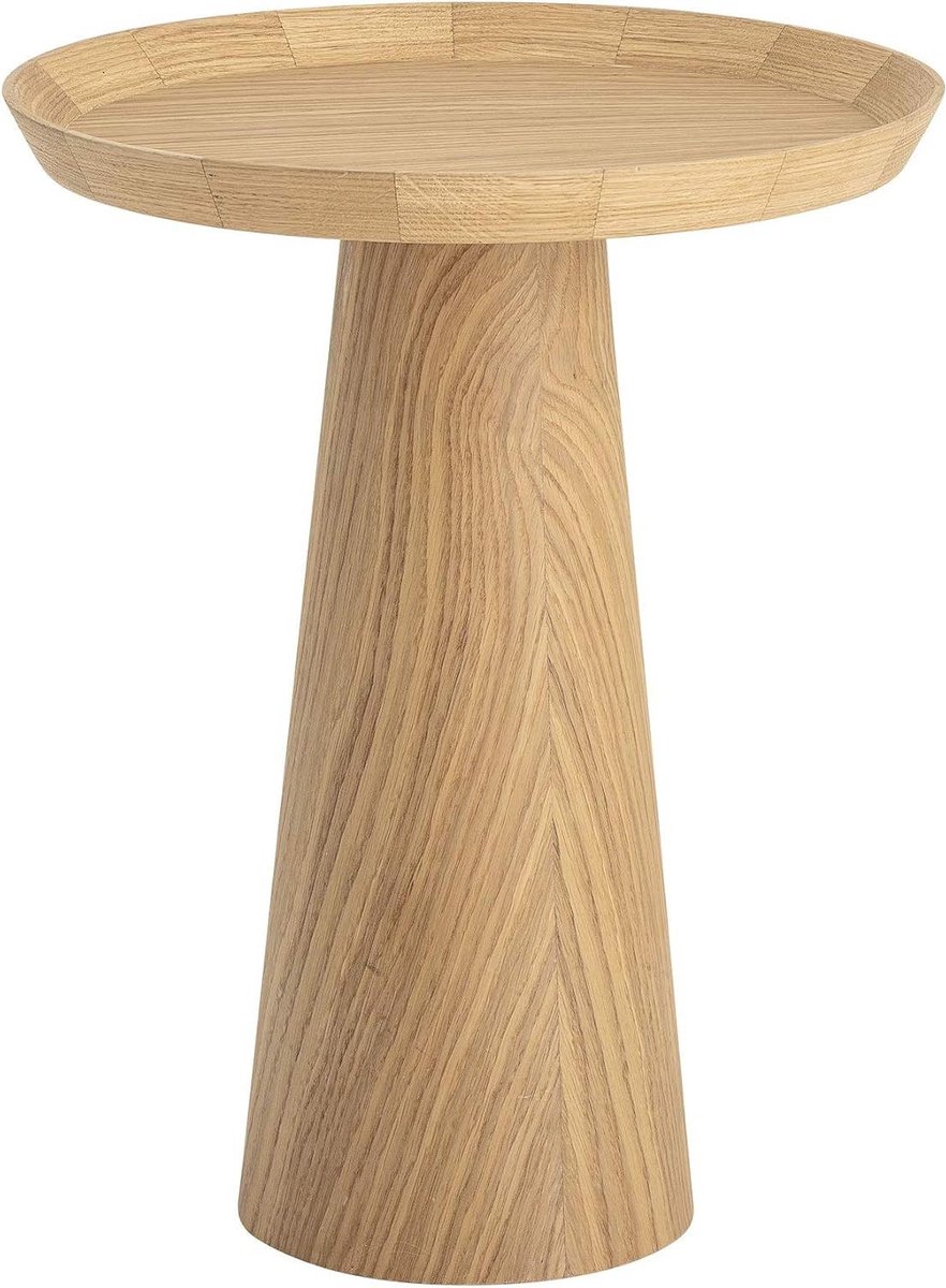 Bijzettafel Luana - Salontafel Hoektafel - Woonkamer Decoratie - Deens Design - 44 cm diameter 545 cm hoogte - Naturel