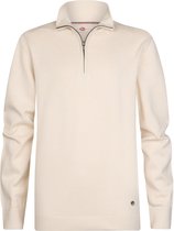 Petrol Industries - Jongens Gebreide half-zip trui ironshore - Wit - Maat 176