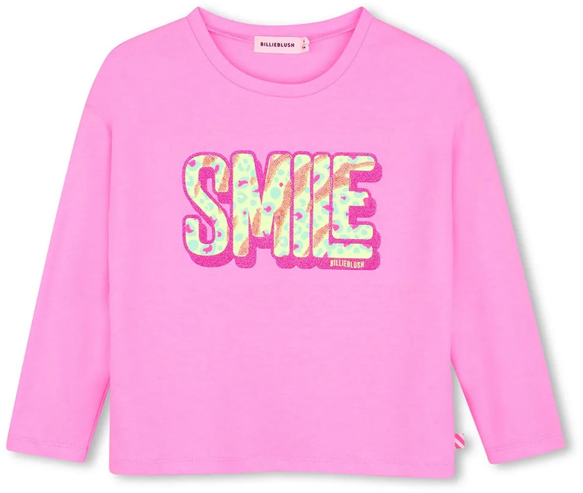 Billieblush U22374 T-shirt Met Lange Mouwen Roze 8 Years Meisje