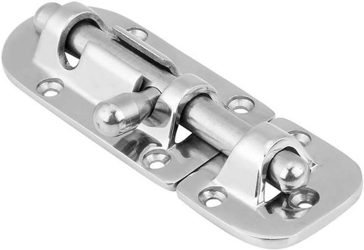 Boot Deur Bout Slot Grendel - Roestvast Staal - 316 Marinekwaliteitsstaal - Deur Raamslot Klink Schuif - Bout Sluiting - Voor Boten - 110mm