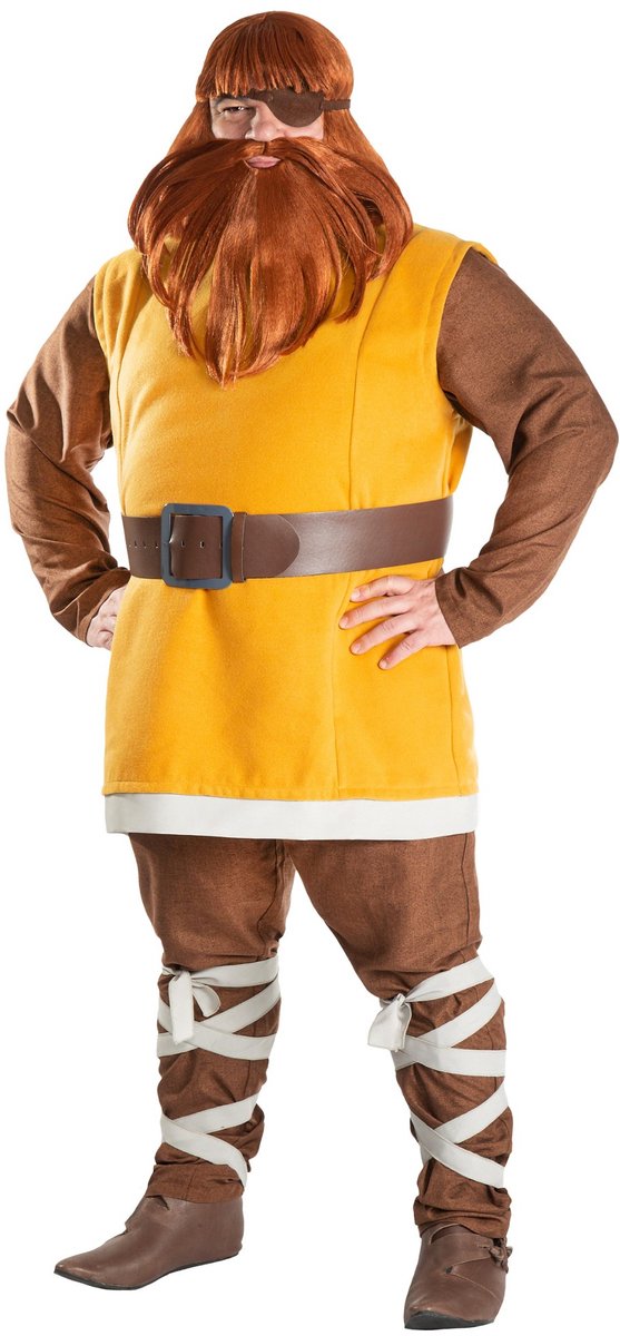 Wickie Halvar Kostuum - Carnaval Halloween Fasching