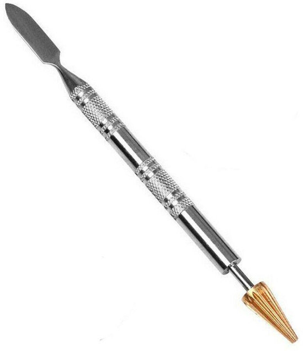 POWERTOOL Lederen Edge Dye Pen Twee Hoofden Riem Rand Olieverf Roller Applicator Schilderen Accessoires Tool Voor Lederen Craft Tool (Kegel Hoofd)