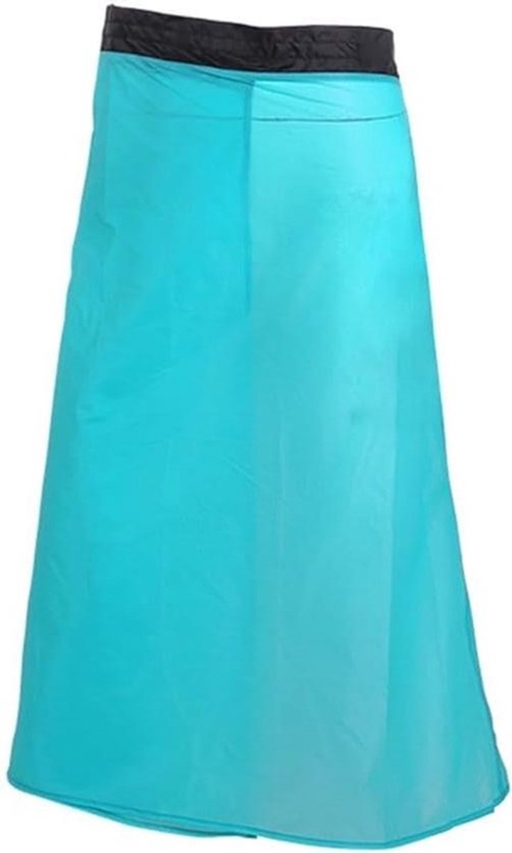 Regenkilt 150D nylon - Waterdichte regenrok voor fietsen, paardrijden, wandelen - Opvouwbaar en ultralicht (blauw)