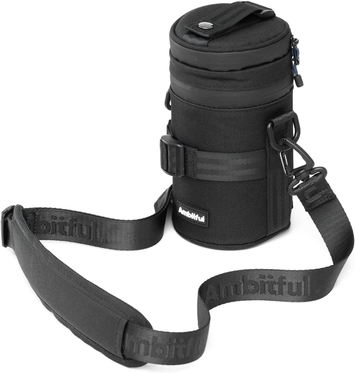 Dikke camera lens pouch case voor DSLR lenzen, waterdicht, stofdicht en schokbestendig, geschikt voor Sony, Nikon, Canon en Fujifilm lenzen onder 20 cm
