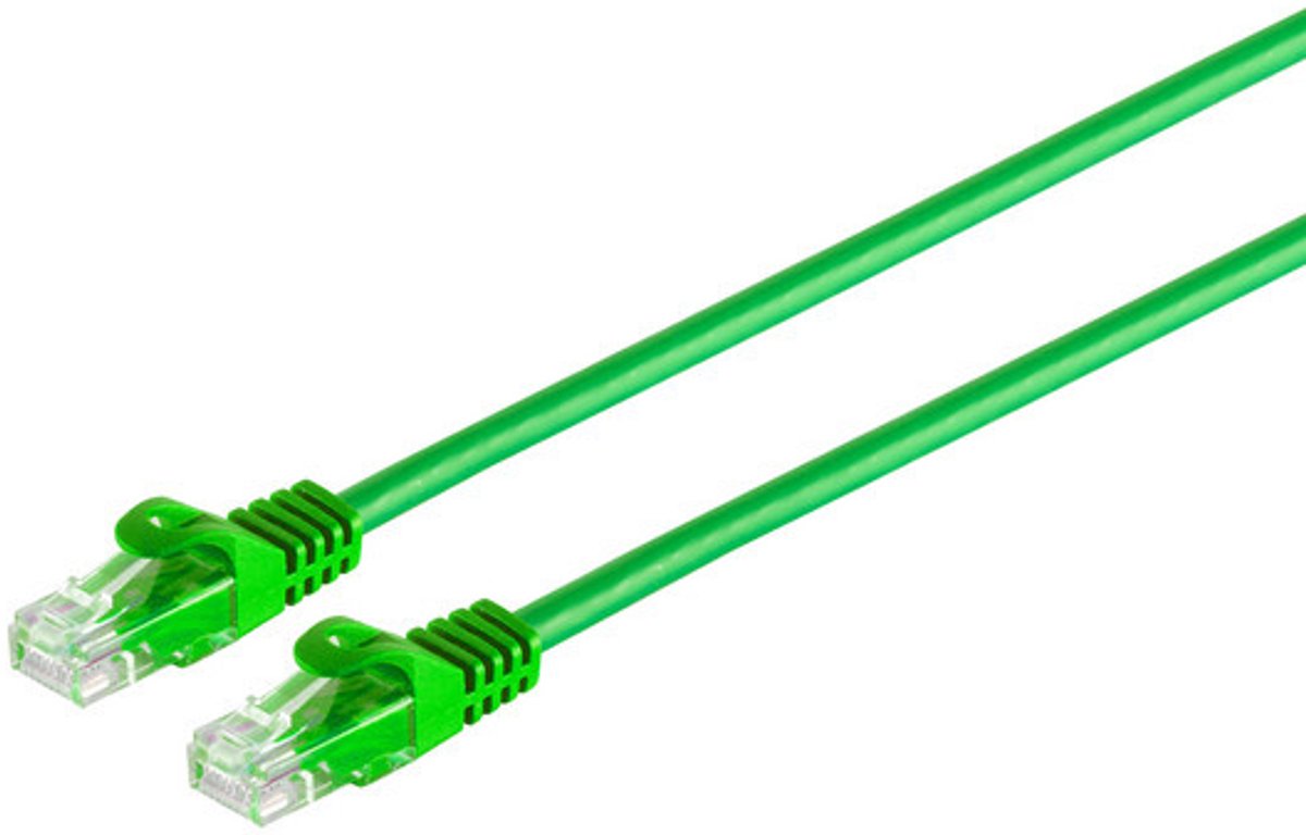 RJ45 Patchkabel CAT 7 Rohkabel U/UTP grün 25m