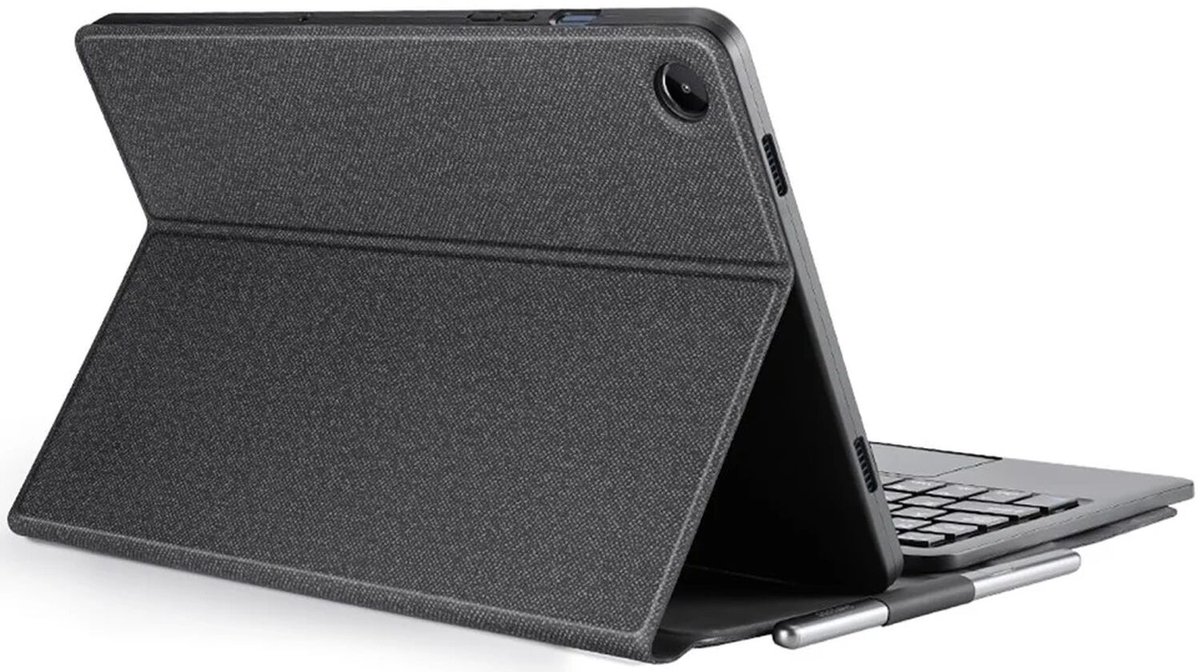 Dux Ducis - Toetsenbord hoes geschikt voor Samsung Galaxy Tab A9 Plus - Afneembaar - QWERTY - Tablet toetsenbord met touchpad - Zwart
