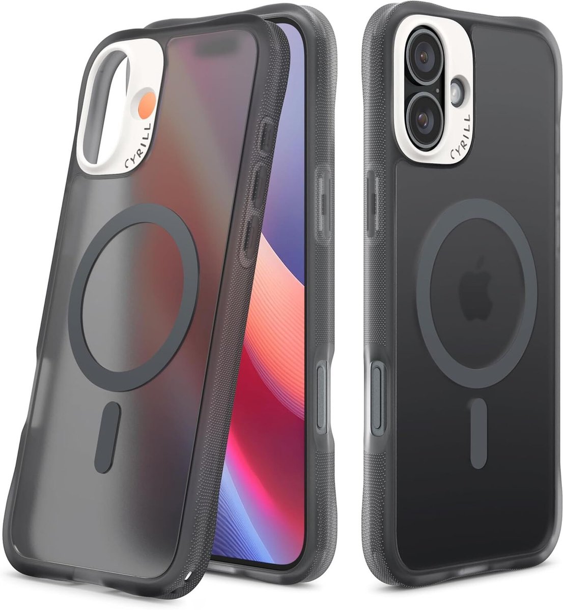 Spigen Hoesje Geschikt voor Apple iPhone 16 Plus - Cyrill Ultra Sheer Mag - Compatibel met MagSafe / Qi2 - Back Cover met Magneet - Grijs