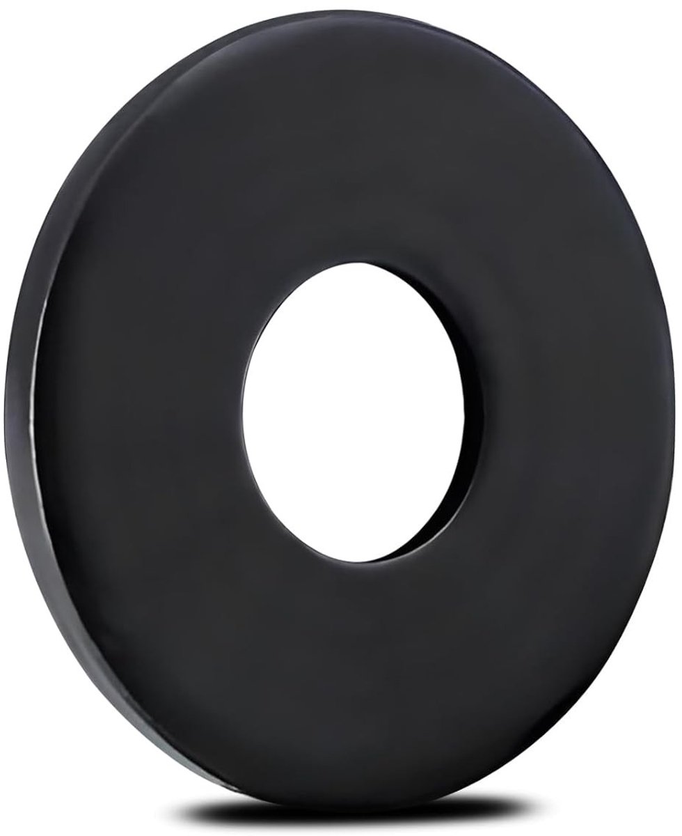 M12 Zwarte Ringen - Set van 20 Carbon Stalen Vlakke Washers, Bevestigingsringen voor Schroeven, Moeren en Draadstangen
