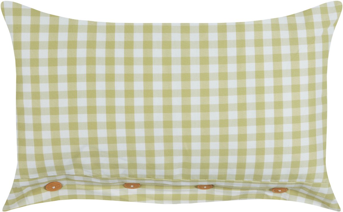 Beliani TALYA - Sierkussen - Olijfgroen - 40 x 60 cm - Polyester