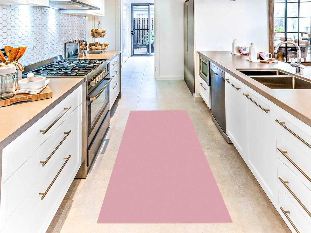 Vinyl PVC Tapijt - Vloerbedekking Vloerbescherming - Keuken Decoratie - Waterdicht Slijtva