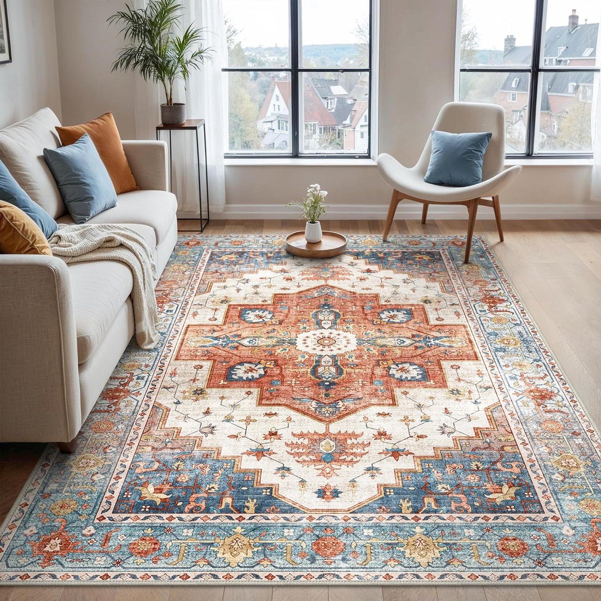Vloerkleed - Tapijt Vloerbedekking - Woonkamer Aankleden - Wasbaar En Antislip - 200x290cm