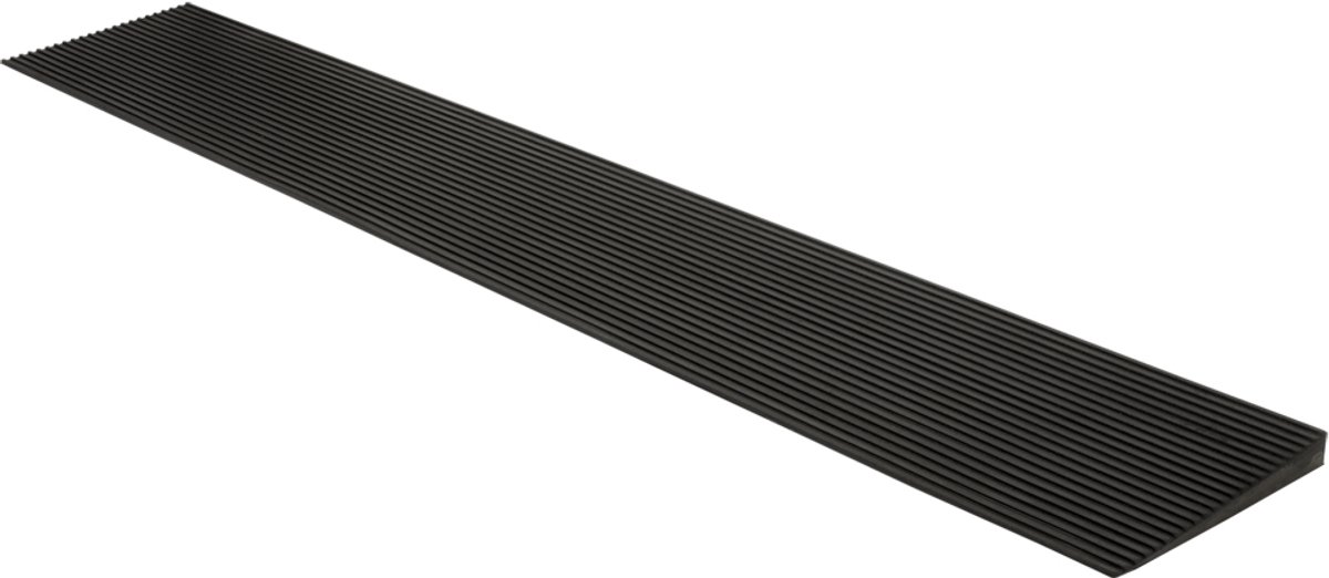 Rubberen oprit – Toegangsoprit, stoeprandoprit, rolstoeloprit, opritwig, drempeloprit, drempelhulp, opstapoprit – Hoogte: 15 mm – Kingpower