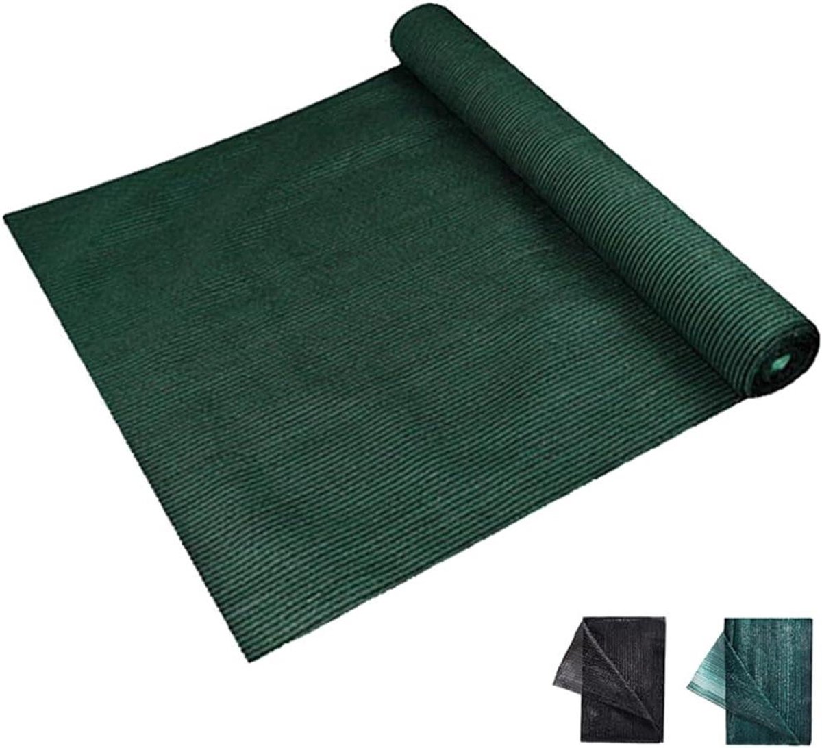 Schaduwdoek Gaas - Zonnezeil Tuin - Planten Beschermen - 90% Schaduw - 3x15m - Donkergroen