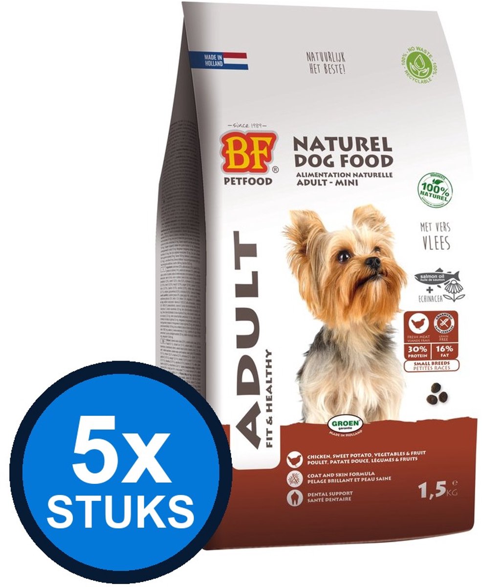 BF Petfood Biofood - adult small breed 1,5kg - Hondenvoer - 1.5 kg