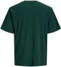 Donkergroen T-shirt van Jack & Jones, achterkant.
